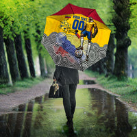 Personalized Colombia Football Umbrella Vulture Mascot Sombrero Vueltiao Map