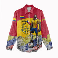 Personalized Colombia Football Women Casual Shirt Vulture Mascot Sombrero Vueltiao Map