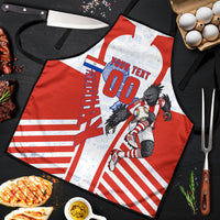Personalized Paraguay Soccer Apron Harpy Eagle Mascot Football Flag