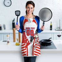Personalized Paraguay Soccer Apron Harpy Eagle Mascot Football Flag