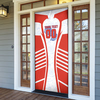 Personalized Paraguay Soccer Door Cover Harpy Eagle Mascot Football Flag
