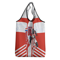 Personalized Paraguay Soccer Grocery Bag Harpy Eagle Mascot Football Flag