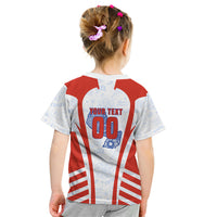 Personalized Paraguay Soccer Kid T Shirt Harpy Eagle Mascot Football Flag
