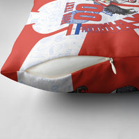 Personalized Paraguay Soccer Pillow Cover Harpy Eagle Mascot Football Flag