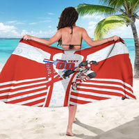 Personalized Paraguay Soccer Sarong Harpy Eagle Mascot Football Flag