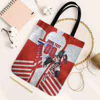 Personalized Paraguay Soccer Tote Bag Harpy Eagle Mascot Football Flag