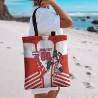 Personalized Paraguay Soccer Tote Bag Harpy Eagle Mascot Football Flag