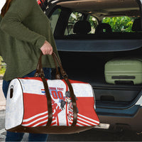 Personalized Paraguay Soccer Travel Bag Harpy Eagle Mascot Football Flag
