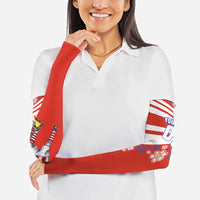 Personalized Paraguay Football Arm Sleeves Lion Eagle Mascot Floral