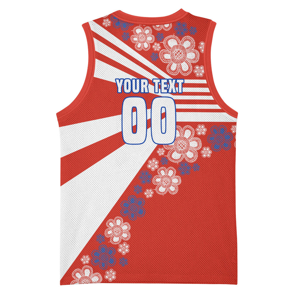 Personalized Paraguay Football Basketball Jersey Lion Eagle Mascot Floral