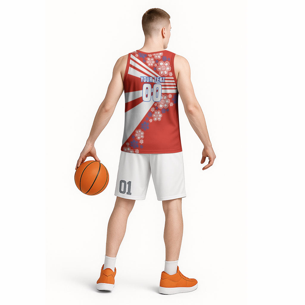 Personalized Paraguay Football Basketball Jersey Lion Eagle Mascot Floral