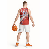 Personalized Paraguay Football Basketball Jersey Lion Eagle Mascot Floral