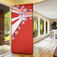 Personalized Paraguay Football Door Cover Lion Eagle Mascot Floral