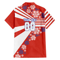 Personalized Paraguay Football Hawaiian Shirt Lion Eagle Mascot Floral
