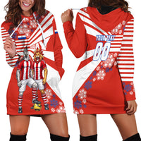 Personalized Paraguay Football Hoodie Dress Lion Eagle Mascot Floral