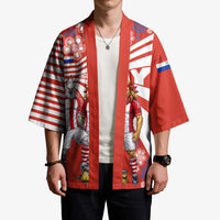 Personalized Paraguay Football Kimono Lion Eagle Mascot Floral