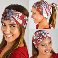 Personalized Paraguay Football Neck Gaiter Lion Eagle Mascot Floral