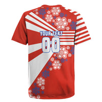 Personalized Paraguay Football Rugby Jersey Lion Eagle Mascot Floral