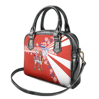 Personalized Paraguay Football Shoulder Handbag Lion Eagle Mascot Floral