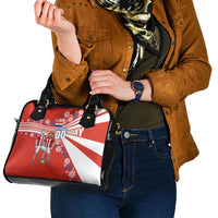 Personalized Paraguay Football Shoulder Handbag Lion Eagle Mascot Floral