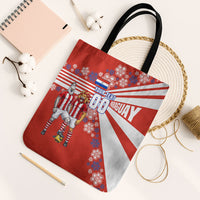 Personalized Paraguay Football Tote Bag Lion Eagle Mascot Floral
