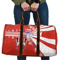 Personalized Paraguay Football Travel Bag Lion Eagle Mascot Floral