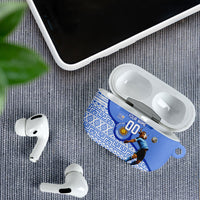 Personalized Uruguay Soccer Champions AirPods Case Uruguayan Football Sun Of May Bull Mascot