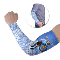 Personalized Uruguay Soccer Champions Arm Sleeves Uruguayan Football Sun Of May Bull Mascot