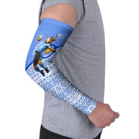 Personalized Uruguay Soccer Champions Arm Sleeves Uruguayan Football Sun Of May Bull Mascot