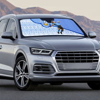 Personalized Uruguay Soccer Champions Auto Sun Shade Uruguayan Football Sun Of May Bull Mascot