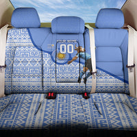 Personalized Uruguay Soccer Champions Back Car Seat Cover Uruguayan Football Sun Of May Bull Mascot