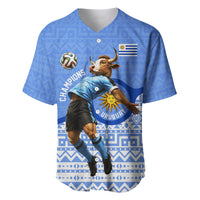 Personalized Uruguay Soccer Champions Baseball Jersey Uruguayan Football Sun Of May Bull Mascot