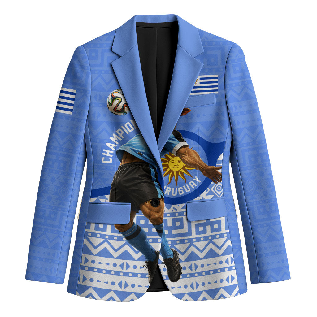 Personalized Uruguay Soccer Champions Blazer Uruguayan Football Sun Of May Bull Mascot