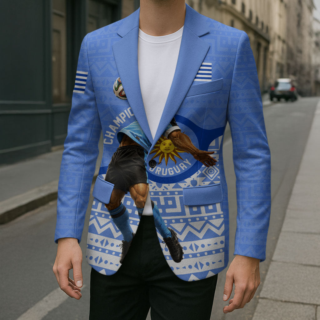 Personalized Uruguay Soccer Champions Blazer Uruguayan Football Sun Of May Bull Mascot