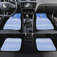 Personalized Uruguay Soccer Champions Car Mats Uruguayan Football Sun Of May Bull Mascot