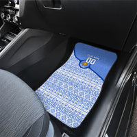 Personalized Uruguay Soccer Champions Car Mats Uruguayan Football Sun Of May Bull Mascot