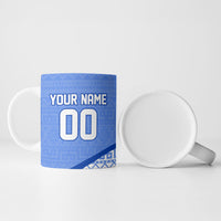 Personalized Uruguay Soccer Champions Ceramic Mug Uruguayan Football Sun Of May Bull Mascot
