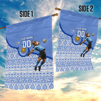 Personalized Uruguay Soccer Champions Garden Flag Uruguayan Football Sun Of May Bull Mascot