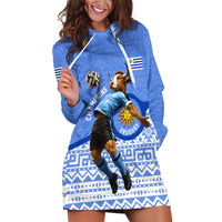 Personalized Uruguay Soccer Champions Hoodie Dress Uruguayan Football Sun Of May Bull Mascot