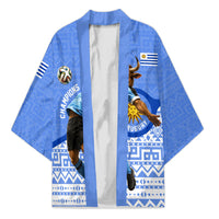 Personalized Uruguay Soccer Champions Kimono Uruguayan Football Sun Of May Bull Mascot