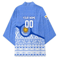 Personalized Uruguay Soccer Champions Kimono Uruguayan Football Sun Of May Bull Mascot