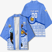 Personalized Uruguay Soccer Champions Kimono Uruguayan Football Sun Of May Bull Mascot