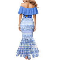Personalized Uruguay Soccer Champions Mermaid Dress Uruguayan Football Sun Of May Bull Mascot