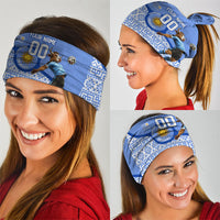 Personalized Uruguay Soccer Champions Neck Gaiter Uruguayan Football Sun Of May Bull Mascot