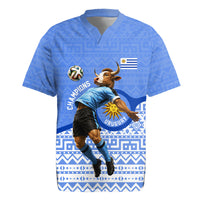 Personalized Uruguay Soccer Champions Rugby Jersey Uruguayan Football Sun Of May Bull Mascot