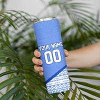 Personalized Uruguay Soccer Champions Skinny Tumbler Uruguayan Football Sun Of May Bull Mascot