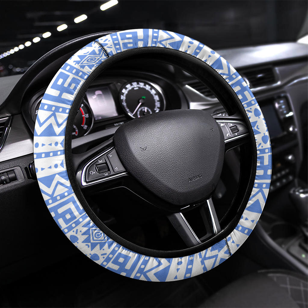 Uruguay Soccer Champions Steering Wheel Cover Uruguayan Football Sun Of May Bull Mascot