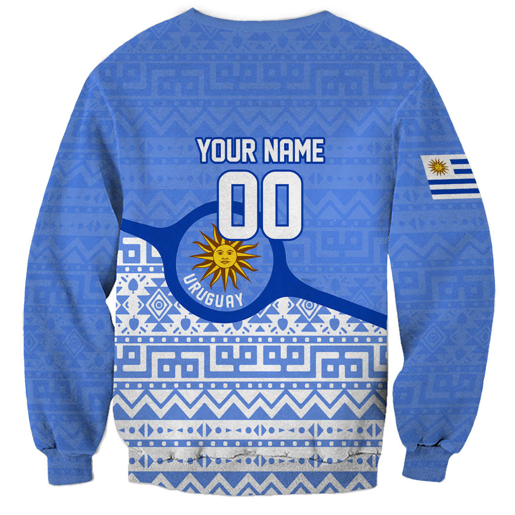 Personalized Uruguay Soccer Champions Sweatshirt Uruguayan Football Sun Of May Bull Mascot