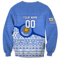 Personalized Uruguay Soccer Champions Sweatshirt Uruguayan Football Sun Of May Bull Mascot