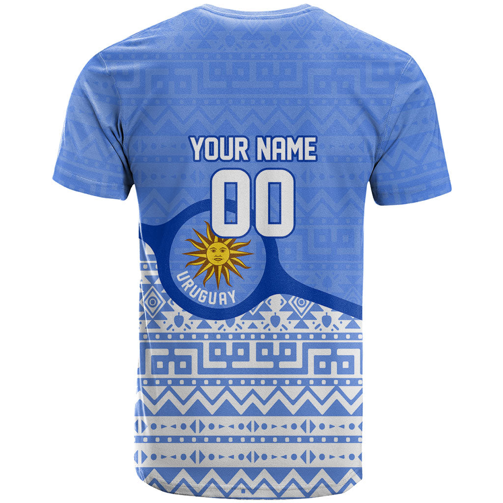 Personalized Uruguay Soccer Champions T Shirt Uruguayan Football Sun Of May Bull Mascot